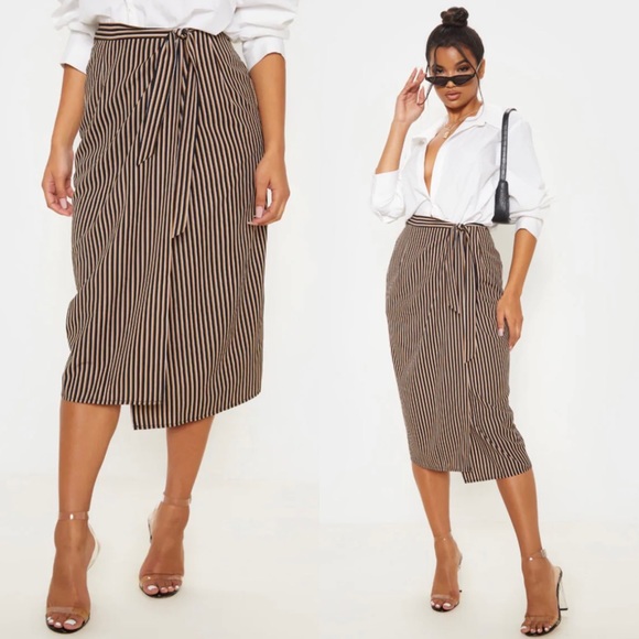 PrettyLittleThing Dresses & Skirts - NWT PLT wrap midi skirt